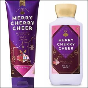 BBW full sz 2p set bundle Merry Cherry Cheer NEW